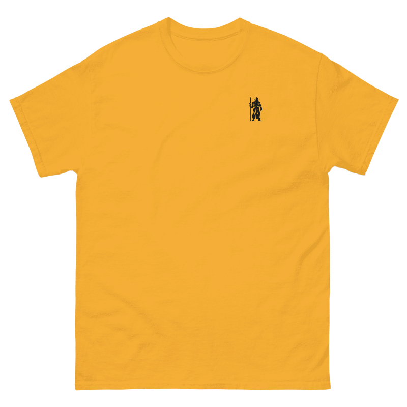 TheCaveComics Short Sleeve Gold tee