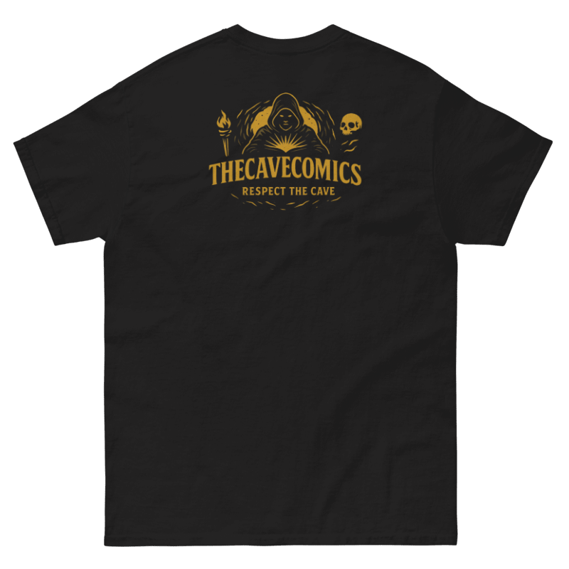 TheCaveComics Short Sleeve Black Tee